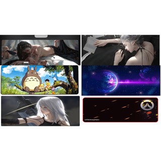 Bàn di chuột anime siêu thực khổ lớn, lót chuột chuyên game kích thước 70 x 30cm