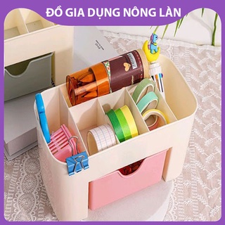 Kệ đựng mỹ phẩm kiểu mới siêu tiện dụng - Kệ mỹ phẩm nhựa 1 tầng nhiều ngăn NL Shop