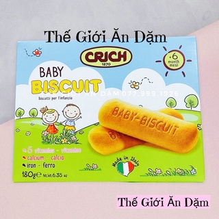 Bánh Ăn Dặm Baby Biscuite CRICH 6m+