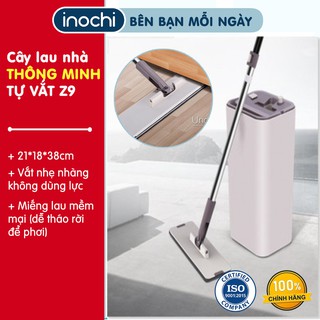Bộ cây lau nhà, chổi lau nhà thông minh tự vắt Inochi MOP-Z9 hàng chính hãng