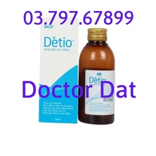 Nước súc miệng sát khuẩn Detio - Hàng VN chất lượng cao , giảm hôi miệng , ngừa sâu răng
