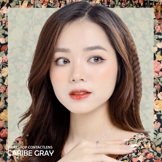 Kính áp tròng Caribe Gray 14.0mm - FAIRY SHOP CONTACT LENS - độ 0 đến 8 silicone hydrogel Lens cho mắt thở