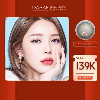 lens cận xanh dương cho mắt yếu chất liệu PC Hydrogel kính áp tròng Hàn Quốc DENIM BLUE DABAE  | Hãng Siesta