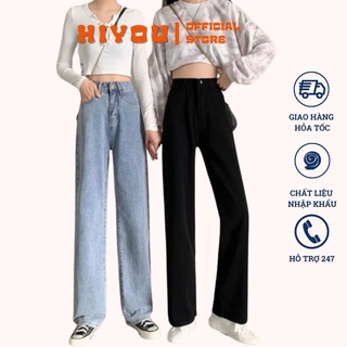 Quần jeans, quan bò baggy nữ ống suông rộng TRD01 hot trend 2021