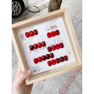 Set sơn đỏ enou, set 12 màu, mua tặng kèm bảng màu