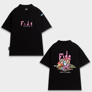 Áo thun tay lỡ FIDE phông unisex nam nữ Signature Cotton oversize form rộng ulzzang POLO ROBIC