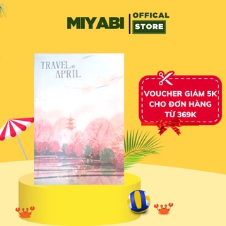 sổ tay bọc nhựa màu nước các tháng