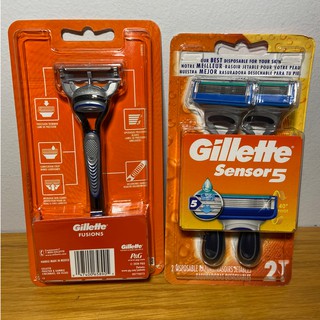 Dao cạo râu 5 lưỡi Gillette Fusion5 và Gillette Sensor 5 hàng xách tay Mỹ