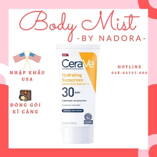Kem Chống Nắng Dành Cho Body Cerave Hydrating Suncreen Board Spectrum SPF 30 150ml
