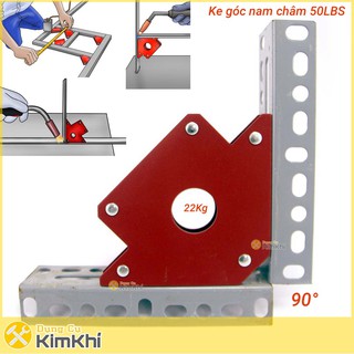 Ke góc nam châm 50LBS hàn góc 45°,90°,135° hút mạnh 22kg