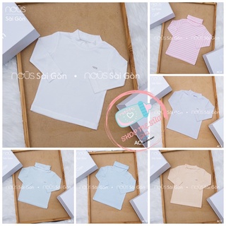 NOUS Áo giữ nhiệt cổ 3p cho bé chất petit 3m-24m