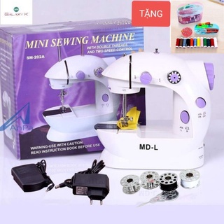 ( TẶNG KÈM BỘ KIM CHỈ ) Máy khâu mini gia đình cầm tay tiện dụng Máy may CMD hỗ trợ may vá Bảo Hành 1 tháng.