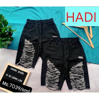 [ TƯƠI TẮN ] QUẦN JEAN NGỐ LỬNG NỮ LƯNG CAO RÁCH TE TUA MÀU XÁM TIÊU LƯNG CAO LAI TUA CAO CẤP HADI ĐỦ SIZE S, M, L BỐC