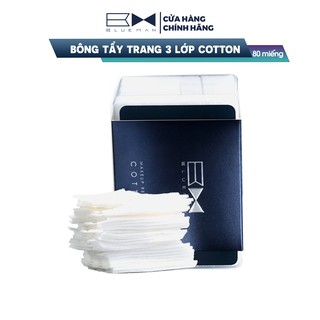 Bông Tẩy Trang 3 Lớp Cotton 80Miếng/Hộp ZL02