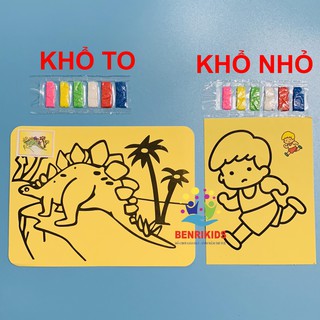 Tranh Cát Tập Tô Khổ 20*15cm, Khổ 16*12cm