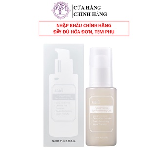 Dưỡng mắt dạng Gel giảm quầng thâm và bọng mắt Klairs Fundamental Eye Awakening Gel 35ml