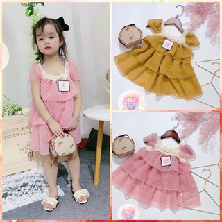 Váy Cho Bé Gái - Váy Tầng Tiểu Thư cho bé gái size 8-18 ký