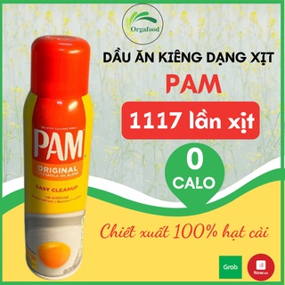 Dầu Pam dạng xịt 10oz eat clean không năng lượng dành cho người ăn kiêng
