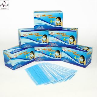 10 hộp khẩu trang y tế nam anh 4 lớp