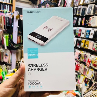 Sạc pin dự phòng không dây 10000 mAh Totudesign hàng chính hãng