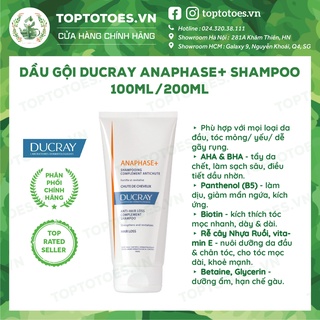 Dầu gội giảm rụng tóc và hỗ trợ mọc tóc Ducray Anaphase + Shampoo 200ml [NHẬP KHẨU CHÍNH HÃNG 100%]