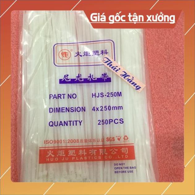 . Dây thít 4x250 mm/250 chiếc ..