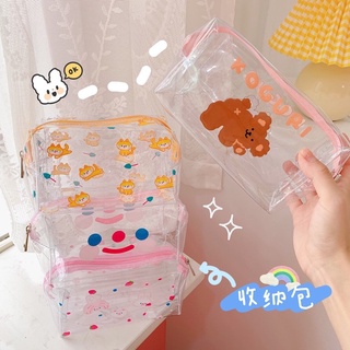 Túi đựng bút, hộp bút, túi đựng đồ đa năng trong suốt đáng yêu dành cho bạn nữ