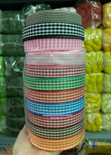 Ruy băng sọc bản 2cm