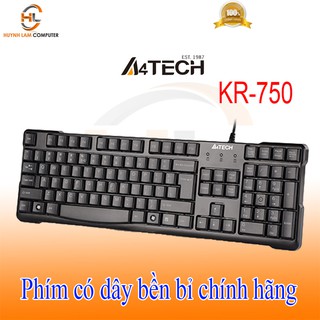 Phím có dây A4TECH KR - 750 Chính hãng Diệp Khánh Phân Phối