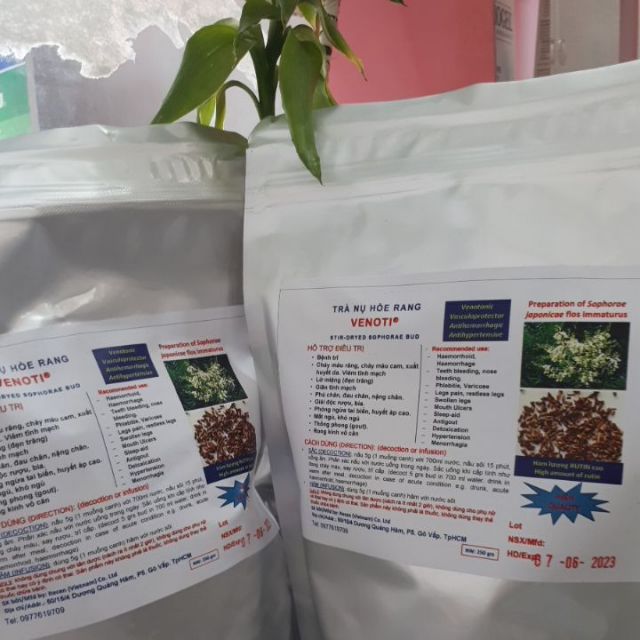 Trà nụ Hoa Hòe Rang Venoti ( gói 180g)