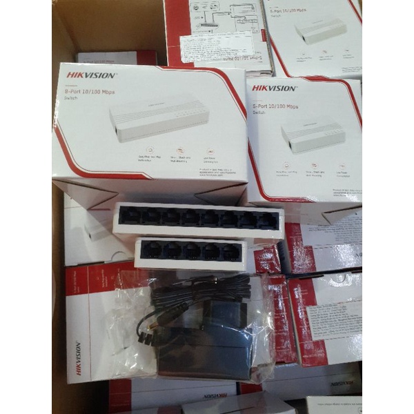 Switch(chia mạng) 5 / 8 Cổng Hikvision DS-3E0108D-E 