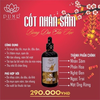 SALE CỐT NHÂN SÂM TÁI TẠO PUMR KHÔNG HỘP