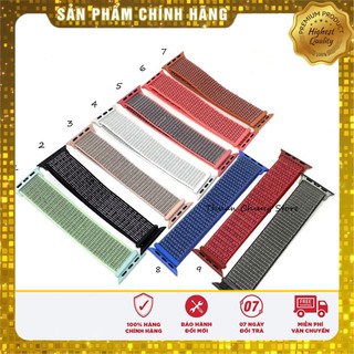 Dây Nylon Sport Loop Apple Watch 38mm/40mm 42mm/44mm tương thích Gen 1 Gen 2 Siri 2 3 4 5