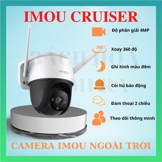 Camera Wifi ngoài trời có màu ban đêm, xoay 360 độ, IMOU CRUISER 4MP IPC-S42FP, chính hãng bảo hành 24 tháng
