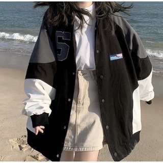 K]  ÁO KHOÁC BOMBER CHỮ S  ÁO KHOÁC DÙ UNISEX CHỮ S