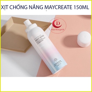 [CHÍNH HÃNG]Xịt Chống Nắng Trắng Da Maycreate SPF35 150ml