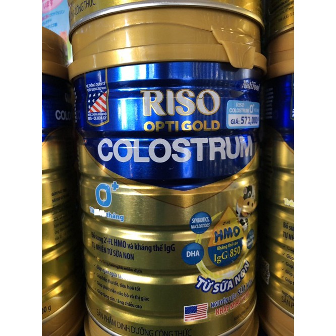 Sữa Riso Colostrum 0+ HMO IgG 800G