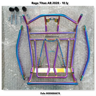 Baga Xe AirBlade (AB) 2016, 2017, 2018, 2019, 2020, 2021, 2022 - phủ Titan - 10 ly - Phụ kiện đồ chơi Honda Air Blade