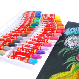 Bút Sáp Màu, Bộ Màu Sáp Dầu ( Oil Pastel ) Stacom 12/ 18/ 24/ 36 Màu OP012/ OP018/ OP024/ OP036