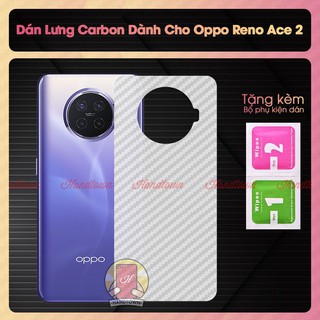 Miếng Dán Lưng Cacbon Oppo Reno Ace 2