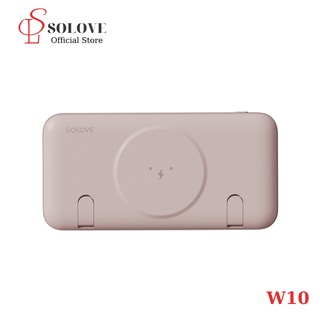 [ Sạc Tích Hợp ] Sạc Dự phòng Không Dây 10000Mah SOLOVE W10 - Sạc Nhanh 20W - Hai Cổng Sạc USB-A &amp; USB-C
