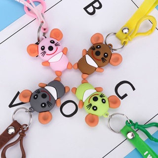 Sỉ 10 móc khoá chuột kèm dây móc  69k