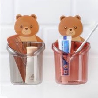 Cốc gấu dán tường đa năng