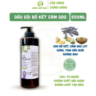 Dầu Gội Bồ Kết Cám Gạo Giảm Rụng Tóc Cô gái Bhnong