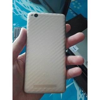 Dán cacbon xiaomi redmi 4a ( tặng ốp silicon )