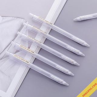 Bút chì bấm trong suốt nét 0.5mm/0.7mm Hộp 20 ruột bút chì kim 2B dài 12cm