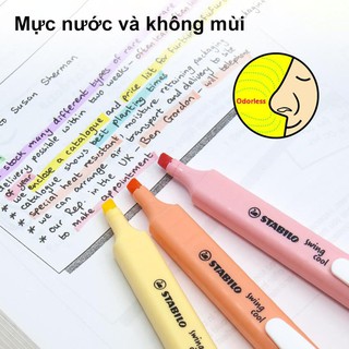 [Mã LIFEBOOK2 giảm 10% đơn 0Đ] Bút dạ quang STABILO swing cool Pastel đỏ HLP275/140-8