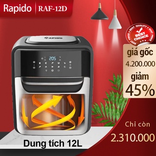 Nồi chiên không dầu Rapido RAF-12D dung tích 12L