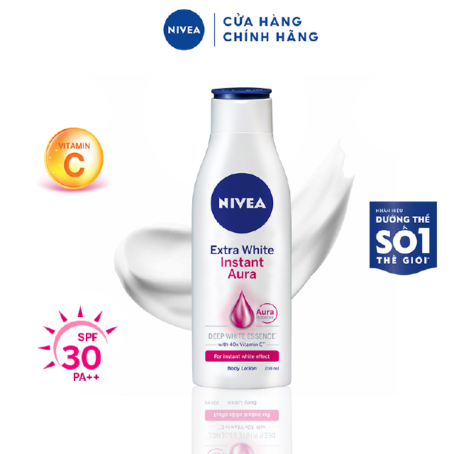 Sữa dưỡng thể giúp sáng da tức thì NIVEA 200ml 88322