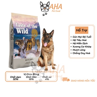 Thức Ăn Cho Becgie Taste Of The Wild Bao 2kg - Wetlands Thức Ăn Cho Chó, Vị Thịt Chim Rừng, Trái Cây Rau Củ Quả